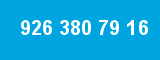 926 380 79 16 926 380 79 16